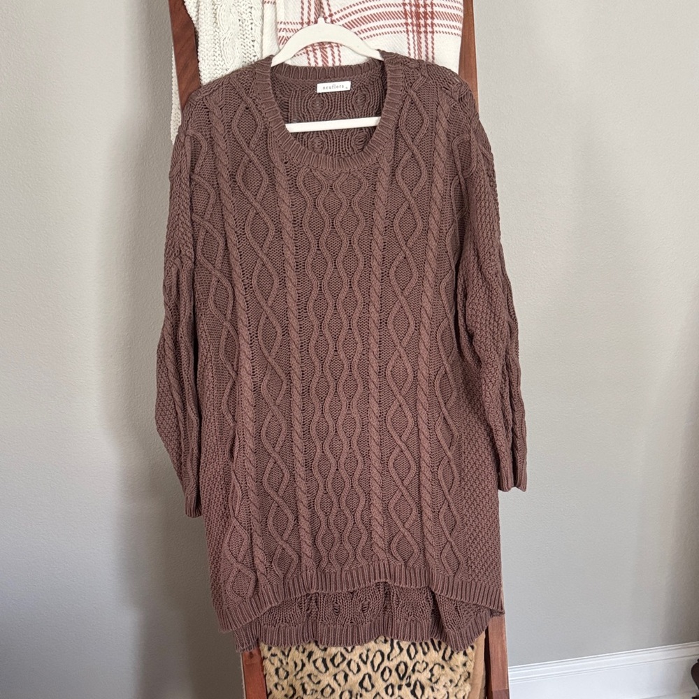 Neuflora Wildwood Sweater- Mocha